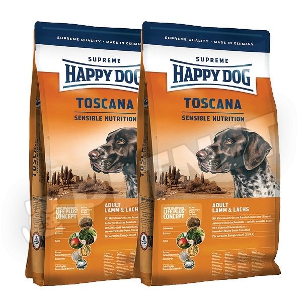 Happy Dog Supreme Sensible Toscana Kacsával 2x12,5kg