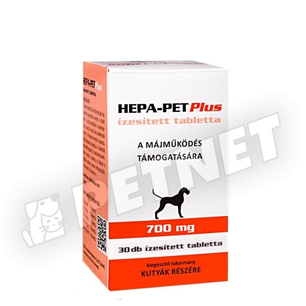 HEPA-PET Plus ízesített májvédő tabletta mg (30db) – Állati Paradicsom