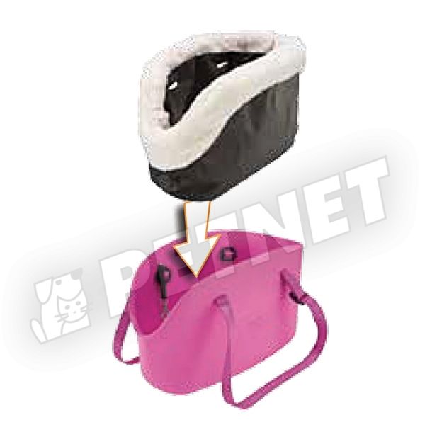 Ferplast With-Me Winter szállító táska pink 44x22x27cm