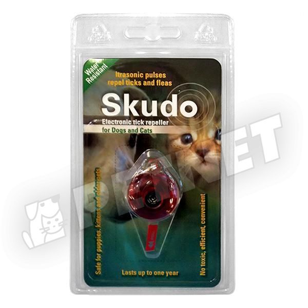 Skudo Dog Ultrahangos kullancsriasztó ellenőrzőfénnyel