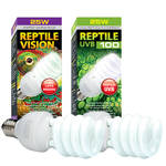 ExoTerra Breeding Set UVB 100 + Reptile Vision 2x25W