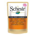 Schesir Cat Adult Tonhal Csirke Garnélával 100g