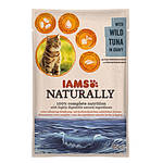 IAMS Naturally Cat Vadonfogott Tonhal Szószban 85g