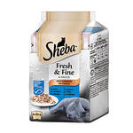 Sheba Fresh & Fine Halas válogatás szószban 6x50g