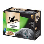 Sheba Selection Multipack Finom válogatás szószban 12x85g