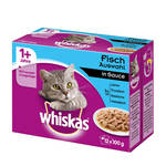 Whiskas Adult 1+ Halas válogatás szószban 12x100g