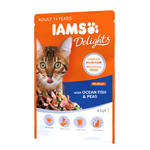 IAMS Delights Óceáni hal borsóval aszpikban 85g
