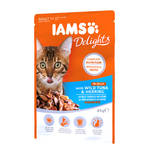 IAMS Delights Vadonfogott Tonhal heringgel aszpikban 85g