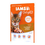 IAMS Delights Rostonsült Pulyka kacsahússal aszpikban 85g
