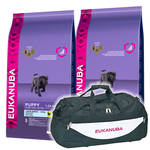 Eukanuba Puppy & Junior Large 2x15kg +Sporttáska