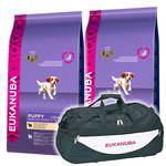 Eukanuba Puppy Lamb & Rice All Breed 2x12kg +Sporttáska