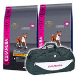 Eukanuba Adult Medium Breed 2x15kg +Sporttáska