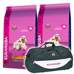 Eukanuba Adult Medium Weight Control 2x15kg +Sporttáska