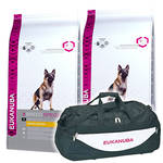 Eukanuba German Shepherd fajtatáp 2x12kg +Sporttáska