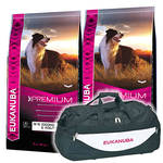 Eukanuba Performance Jogging & Agility 2x15kg +Sporttáska