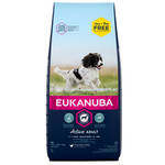 Eukanuba Adult Medium Breed 15+3kg Ajándék