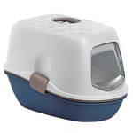 Stefanplast Furba Chic TOP Navy Blue fedeles macskaWC 39x59x43cm