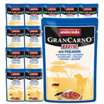 Animonda Gran Carno Exotic Gyöngytyúkkal 16x125g