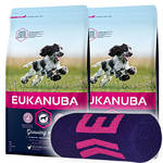 Eukanuba Growing Puppy Medium Breed 2x15kg +Ajándék Törölköző