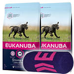 Eukanuba Growing Puppy Large Breed 2x15kg +Ajándék Törölköző
