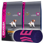 Eukanuba Adult Small Medium Lamb Rice 2x12kg +Ajándék Törölköző