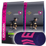 Eukanuba Adult All Breed Salmon Rice 2x12kg +Ajándék Törölköző