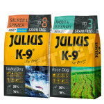 Julius K-9 GF Utility Dog Hypoallergen Adult Lazac spenót +Nyúl rozmaring 2x10kg
