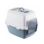 Stefanplast Cathy Comfort Large Navy Blue macskaWC 58x45x48cm
