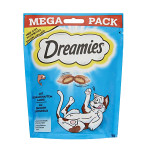 Dreamies Mega Pack Töltött falatkák lazacos 180g