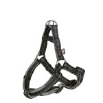 Trixie Softline Elegance Fekete-Szürke Y hám S 40-50cm