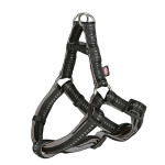 Trixie Softline Elegance Fekete-Szürke Y hám XL 80-100cm