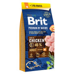 Brit Premium by Nature Adult Medium Breed 15+3kg Ajándék