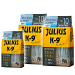 Julius K9 GF Utility Dog Hypoallergen Adult Vaddisznó áfonya 2x10kg +Ajándék 3kg