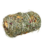 Trixie Hay Bale with FloverMix Szénabála mezei virágokkal 200g