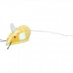 Trixie Glitter Mouse Csillámló egér macskamentával sárga 7cm