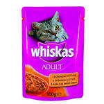 Whiskas Adult Lazaccal Krémes szószban 100g