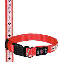 Trixie SaferLife USB világító nyakörv piros S-M 30-40cm