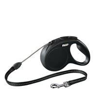 Flexi Classic S Long Zsinóros Fekete 8m/12kg