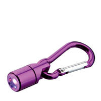 Trixie SaferLife LED villogó karabínerrel lila