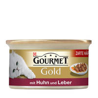 Gourmet Gold Csirke Máj falatok szószban 85g