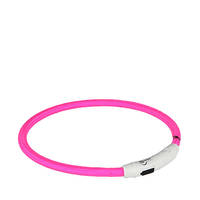 Trixie SaferLife Flash USB nyakkarika rózsaszín M-L 45cm
