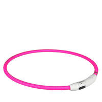 Trixie SaferLife Flash USB nyakkarika rózsaszín L-XL 65cm