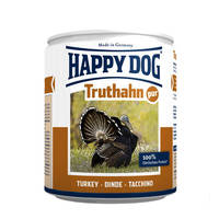 Happy Dog Truthahn Pur Pulyka színhús konzerv 800g