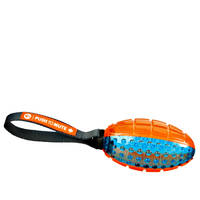 Trixie Push to Mute Rugby on Rope 12cm