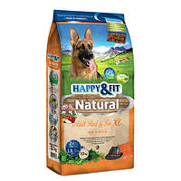 Happy&Fit Natural Adult Rind & Rice XL 12kg