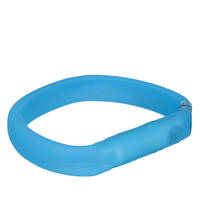 Trixie USB Flash Light Széles nyakkarika kék L-XL 70cm