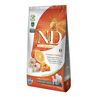 N&D Grain Free Adult Pumpkin Tőkehal Narancs Medium/Maxi 2,5kg