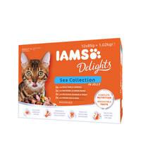 IAMS Delight Sea válogatás aszpikban 12x85g
