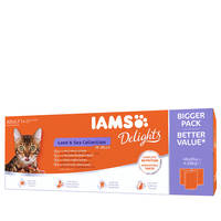IAMS Delight Land & Sea Multipack válogatás aszpikban 48x85g