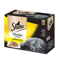 Sheba Selection Multipack Szárnyas válogatás szószban 12x85g